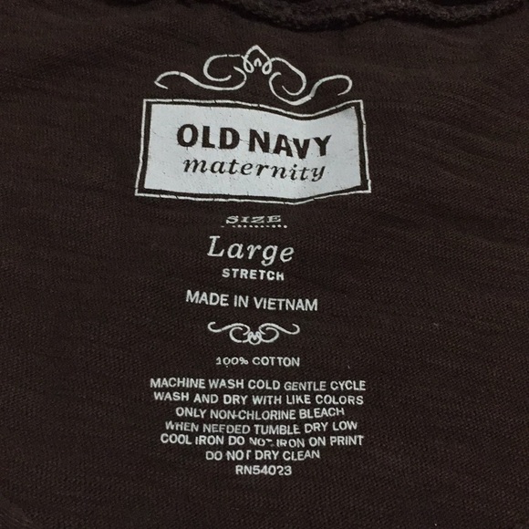 Maternity Brown Old Navy Tee - Picture 4 of 4